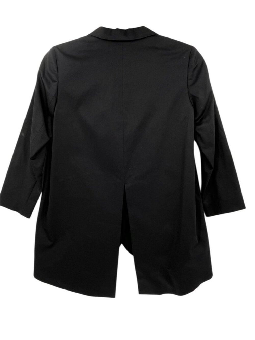 COS Women's Black Sleek Notch Neck Tuxedo Tail Single Button Career Blazer US 2 - Picture 7 of 7